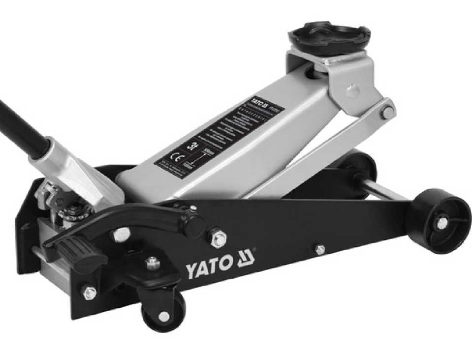 HYDRAULIC FLOOR JACK WITH LIFT PEDAL 3TON