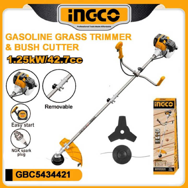 INGCO 2-Stroke Engine Grass Trimmer and Bush Cutter