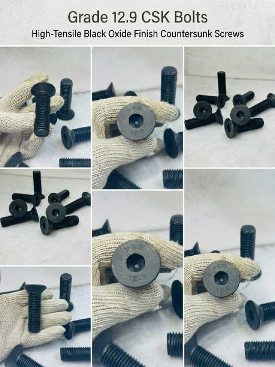 High-Tensile 12.9 Grade Allen Socket CSK (Countersunk) Bolts