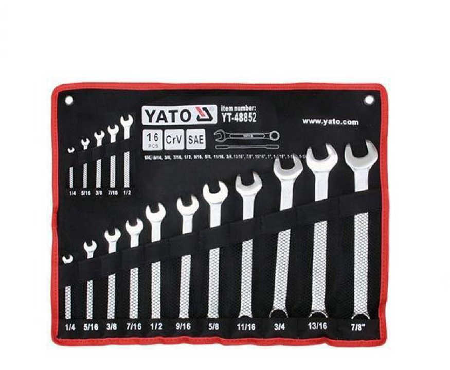 Combination spanner set 16pcs